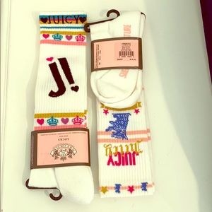 Juicy couture brand new boot knee high socks
